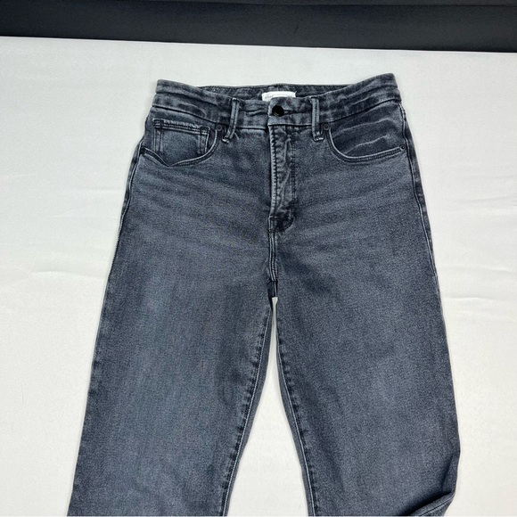 Good American Classic Slim Bootcut Jeans Split Hem 90s - Picture 5 of 13